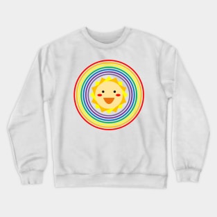 Rainbow Sunshine Crewneck Sweatshirt